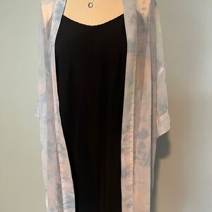 Wild Fable Floral Open Cover Up/Kimono